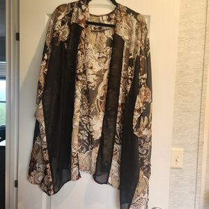 Cato Floral Kimono Aize 22/24W Euc